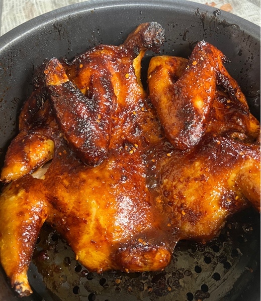 Gà nướng muối ớt - Con