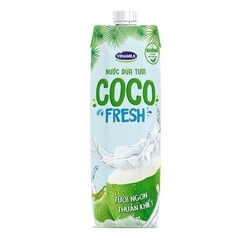 Nước dừa tươi Vinamilk 1L | 新鮮なココナッツウォーター | coco Fresh 1L - thùng