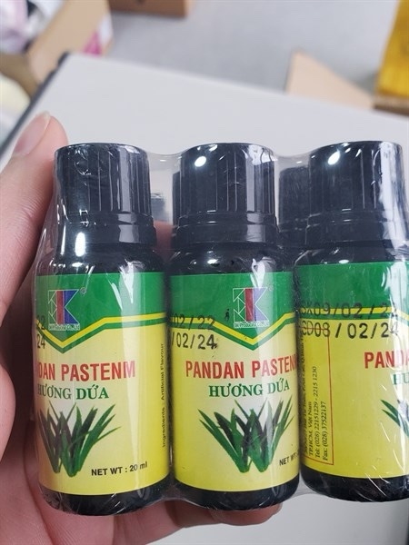 Hương dứa - lọ