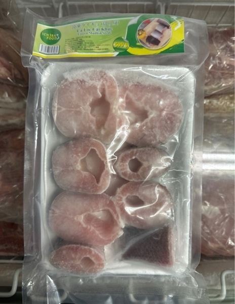 Cá lóc cắt khúc - khay