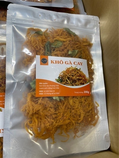 Khô gà cay - gói