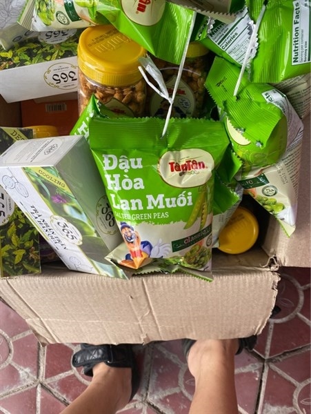 Đậu Hà Lan muối Tân Tân 60GR